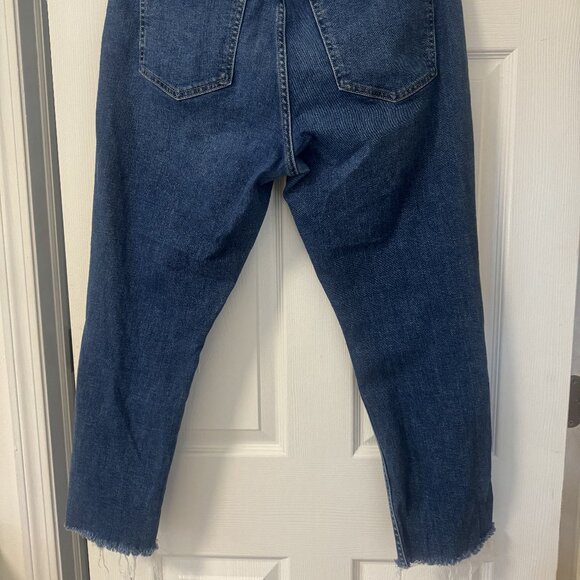 Gap High Rise Dark Blue Cigarette Jeans - Picture 2 of 3